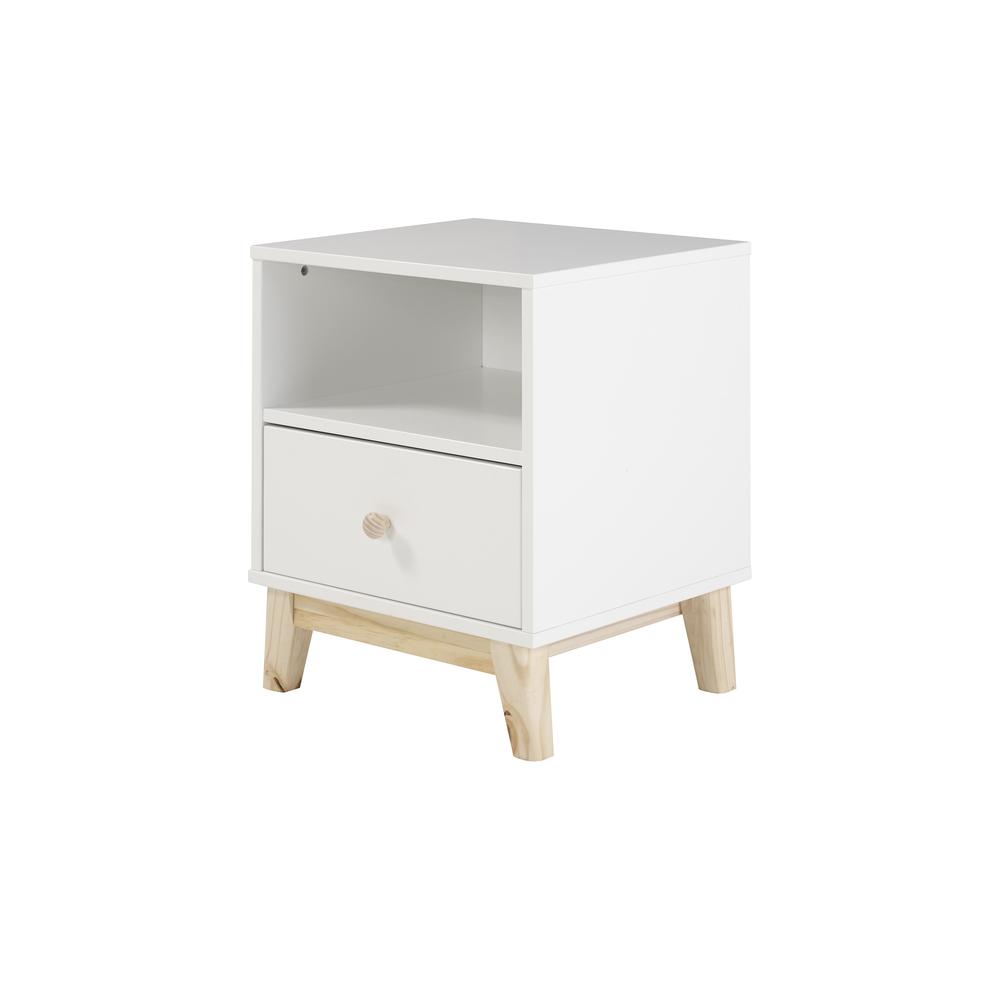 MOD 19 1/2"W One Drawer Nightstand. Picture 3