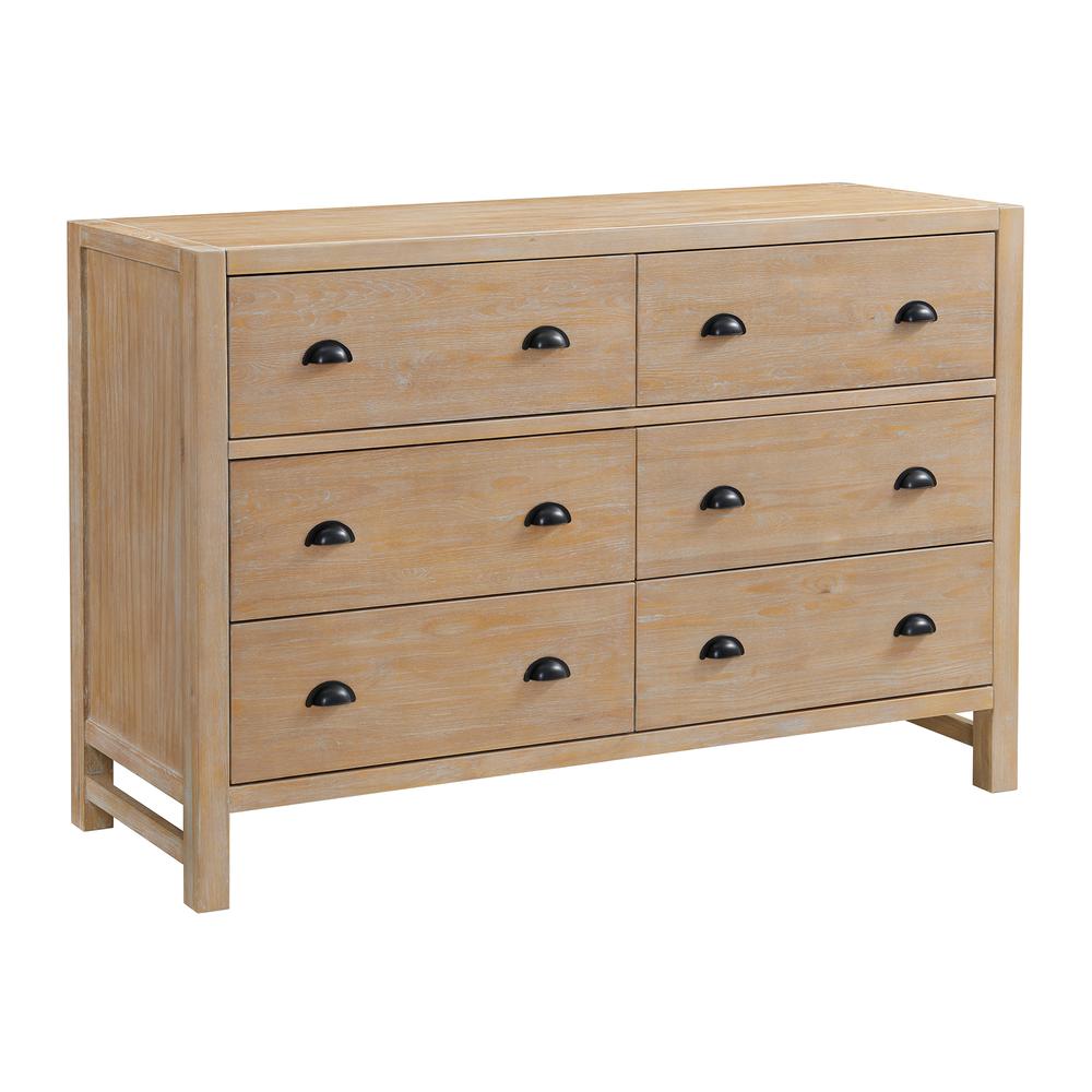 Arden 6-Drawer Wood Double Dresser. Picture 2
