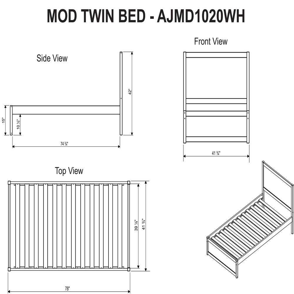 MOD Twin Bed. Picture 14