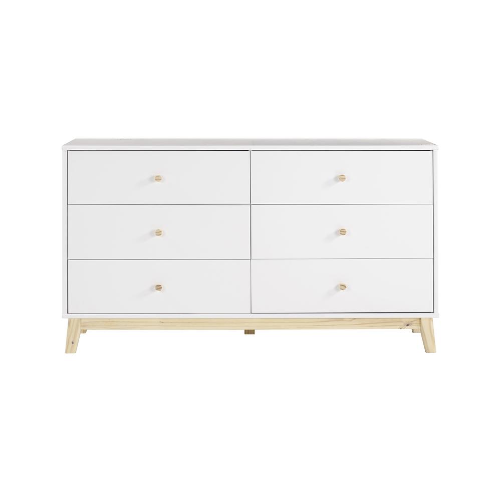 MOD 60"W 6-Drawer Double Dresser. Picture 1