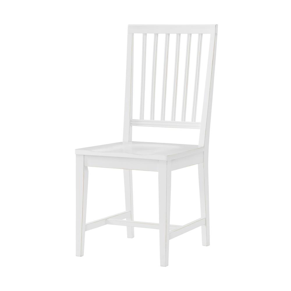 Vienna Wood Dining Chairs, White (Set of 2). Picture 3