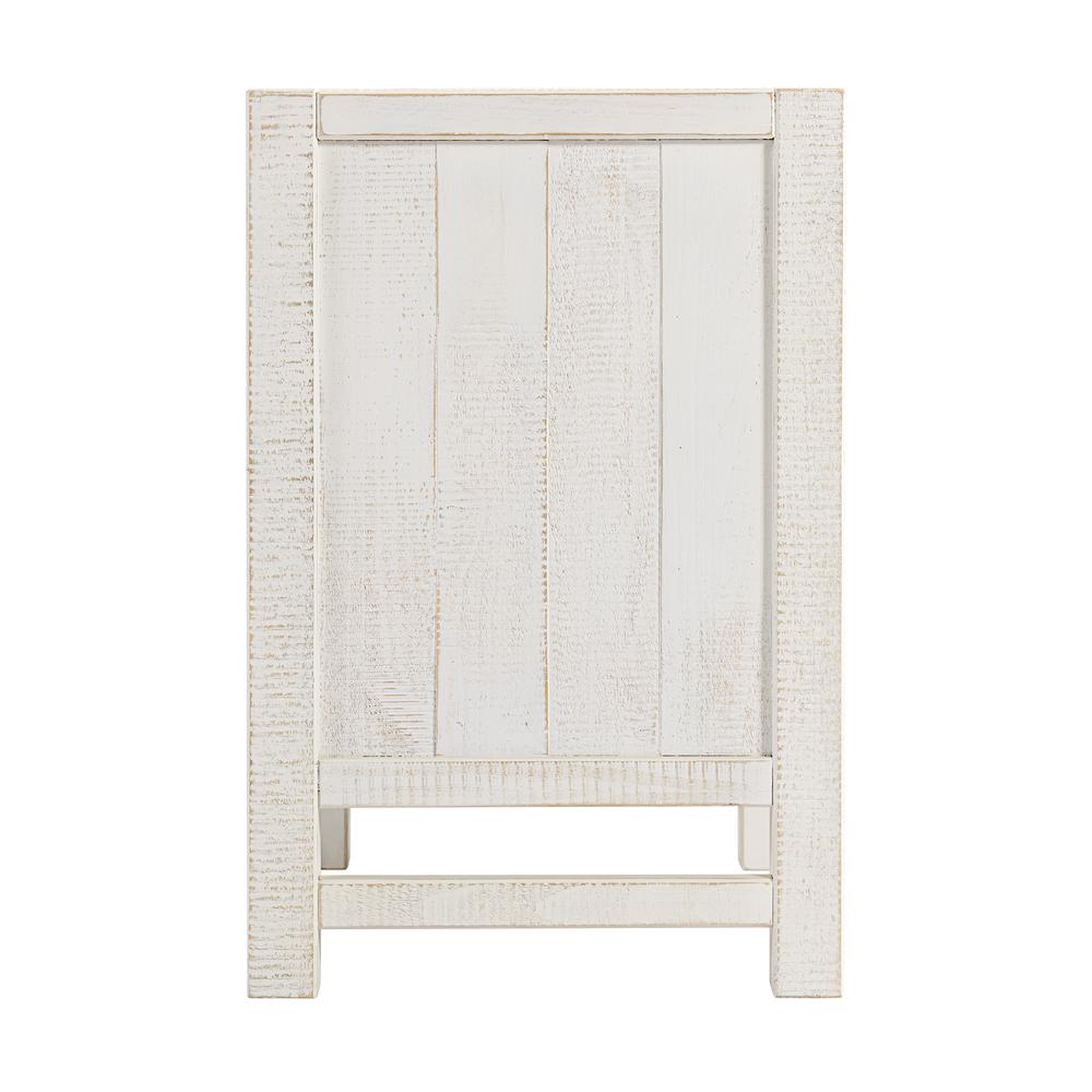 Windsor 2-Drawer Wood Nightstand, Driftwood White. Picture 7