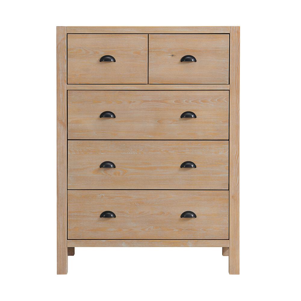 Arden 5-Drawer Wood Chest. Picture 1