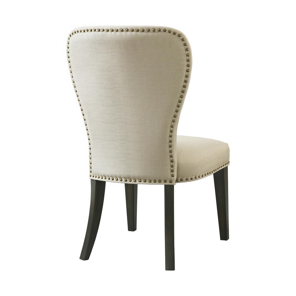 Savoy Upholstered Dining Chairs, Cream (Set of 2). Picture 5
