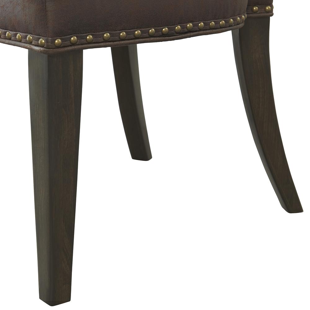 Savoy Upholstered Dining Chairs, Espresso (Set of 2). Picture 7