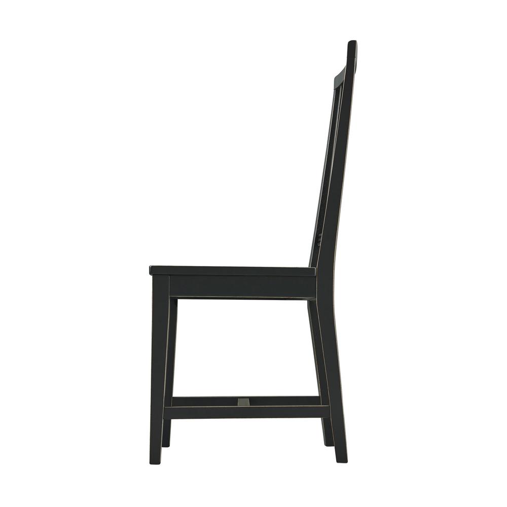 Vienna Wood Dining Chairs, Black (Set of 2). Picture 4