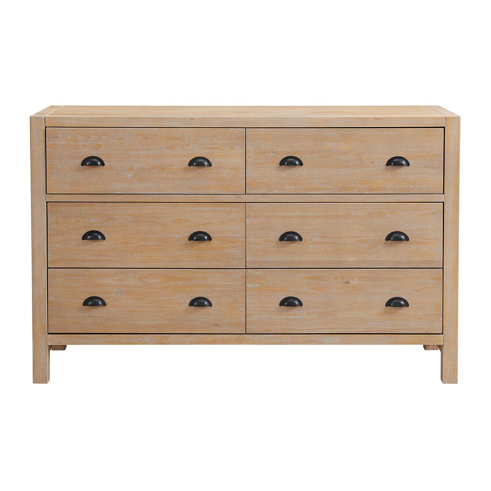 Arden 6-Drawer Wood Double Dresser. Picture 1