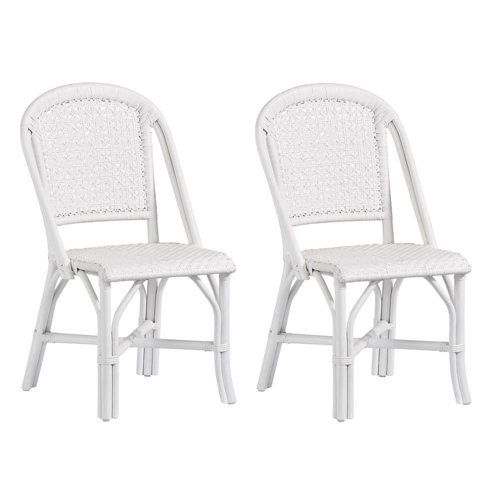Accent Side Chair (2/CTN), White. Picture 2