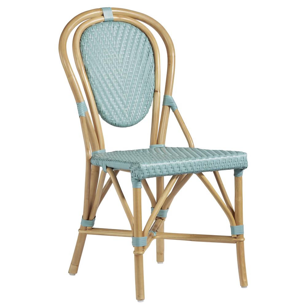 Accent Side Chair (2/CTN), Blue. Picture 1