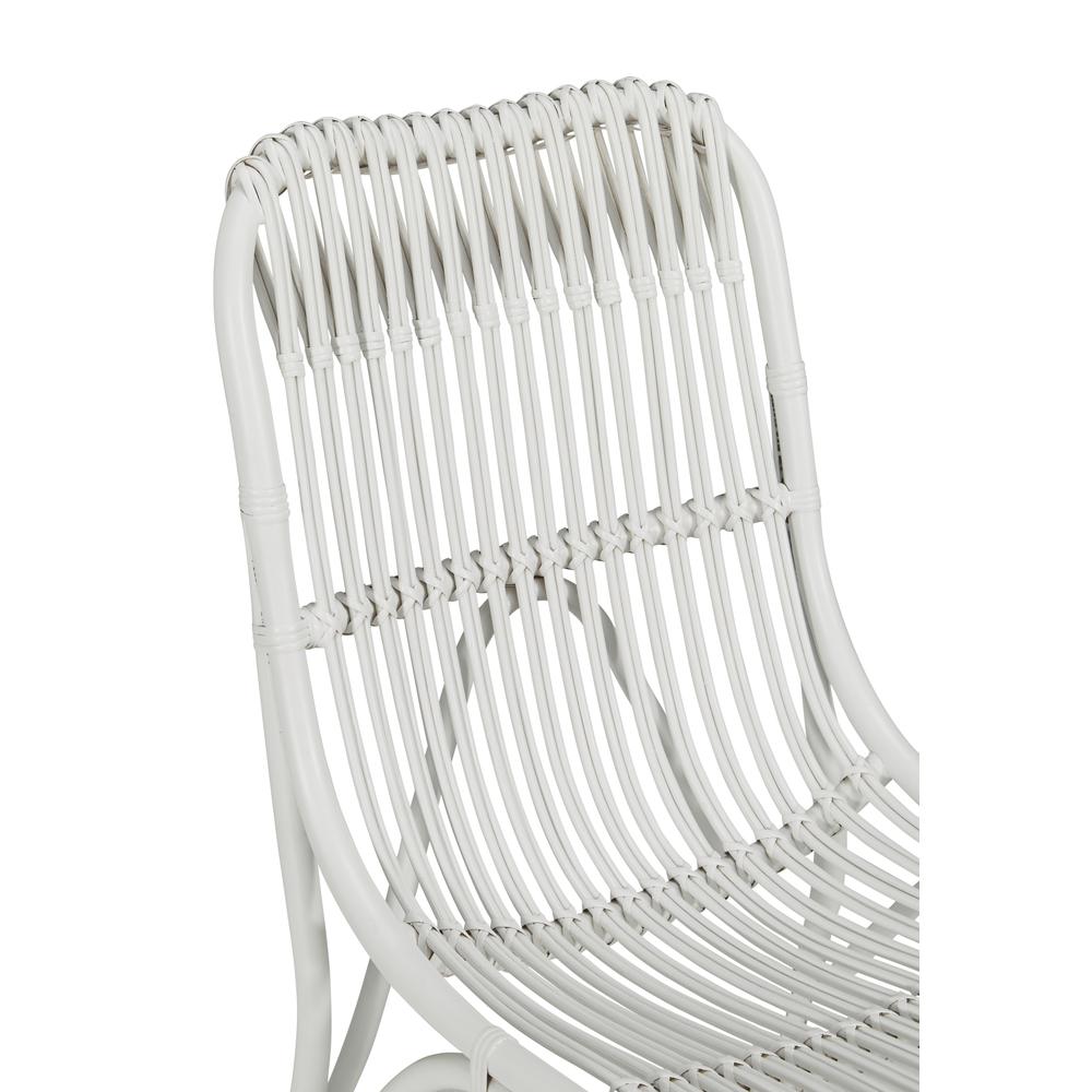 Accent Dining Chair 2/Ctn White, White. Picture 2