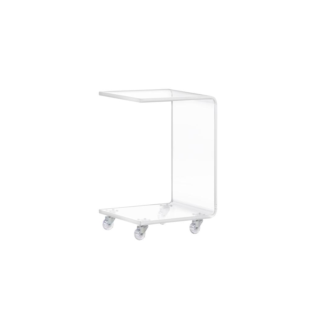 Acrylic Chairside Table. Picture 1