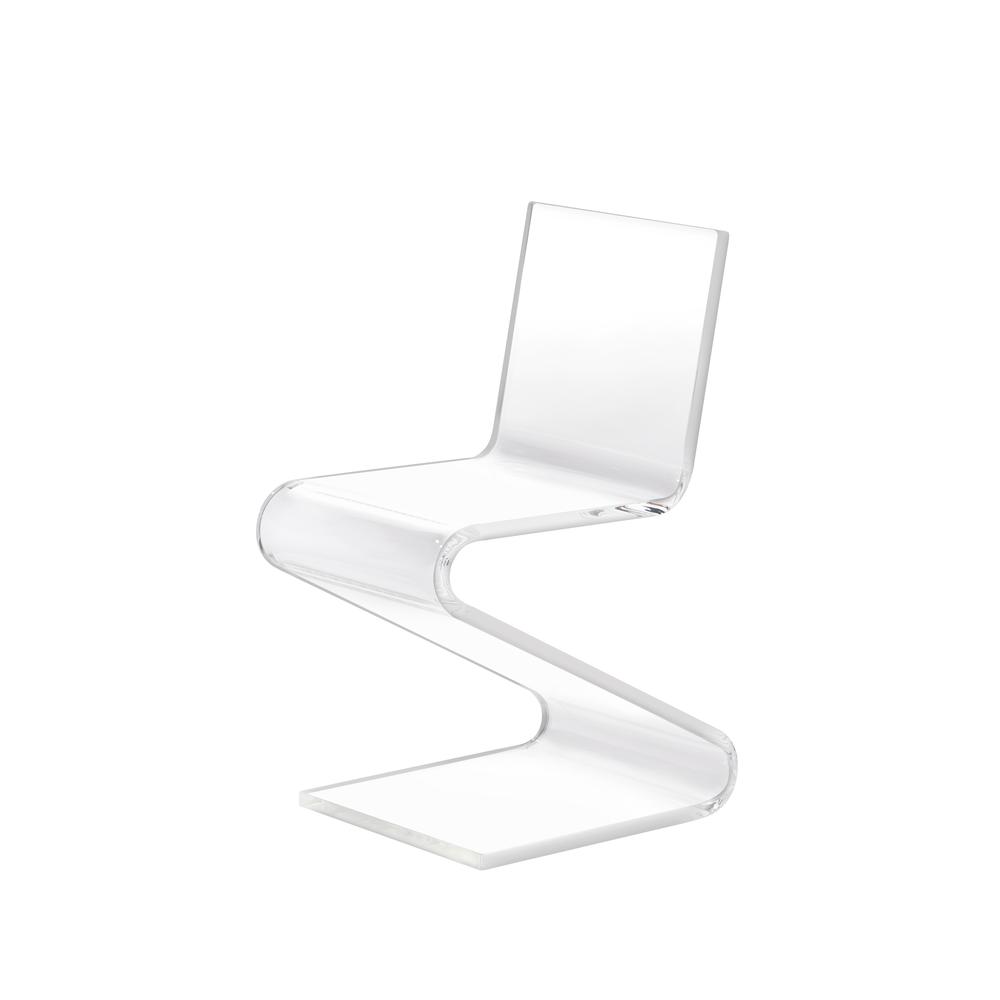Acrylic Z Chair. Picture 1