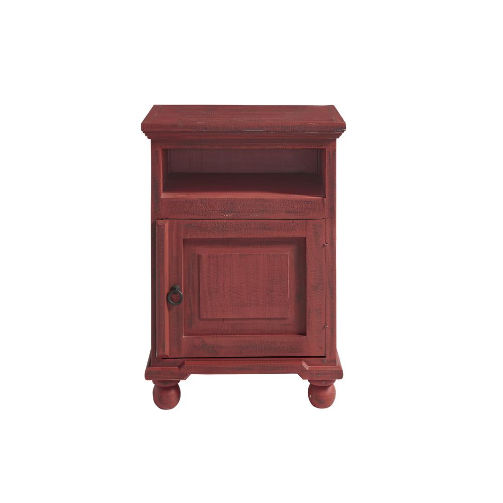 Nightstand - Rustic Red. Picture 3