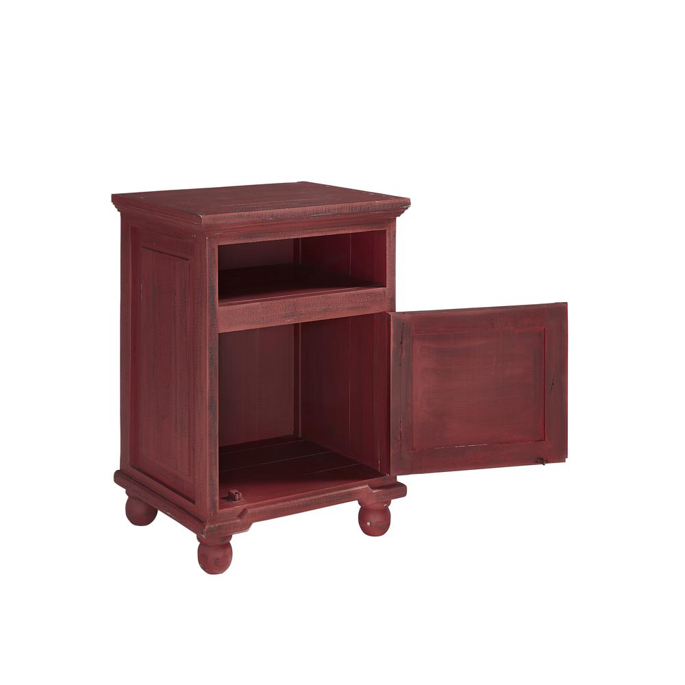 Nightstand - Rustic Red. Picture 2