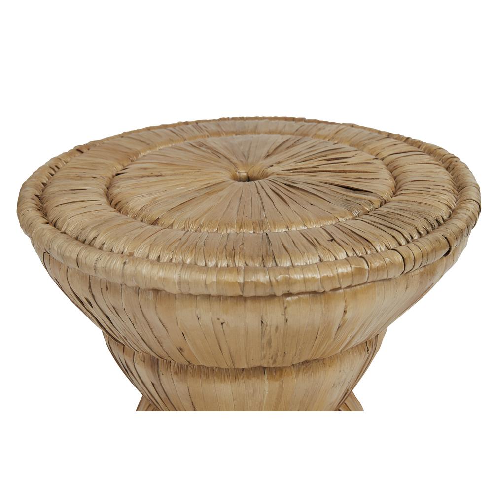 Woven Hourglass Table/Stool. Picture 1