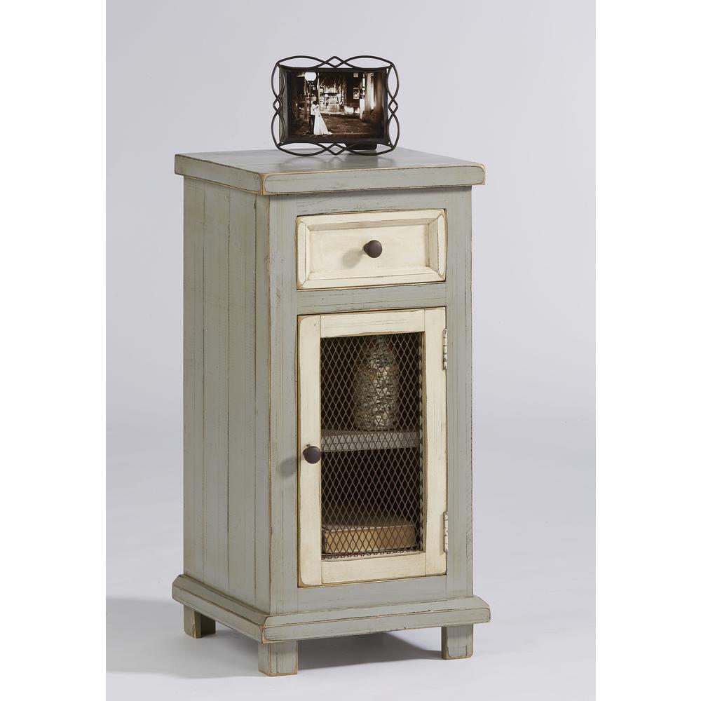 Small Chairside Chest - Gray- A751-69G. Picture 1