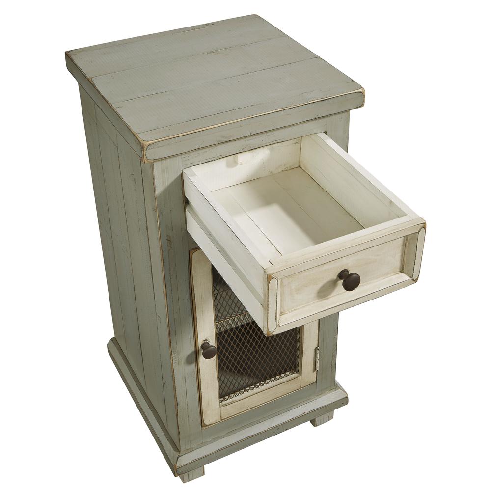 Small Chairside Chest - Gray- A751-69G. Picture 3