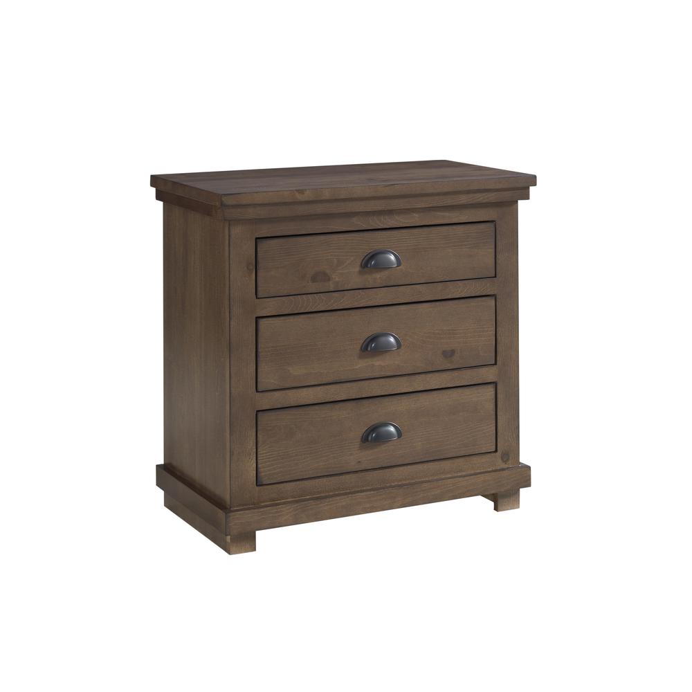 Nightstand, Brown. Picture 2