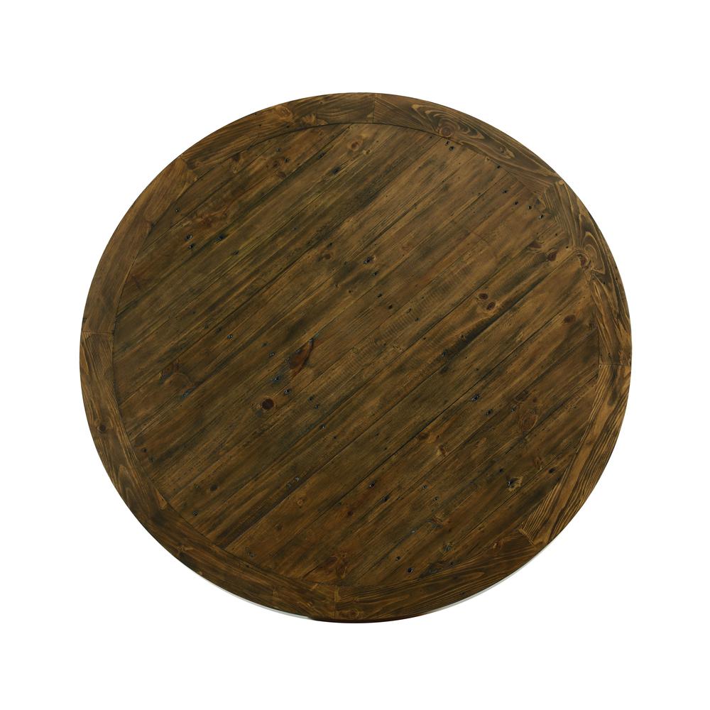 Round Dining Table , Brown. Picture 3