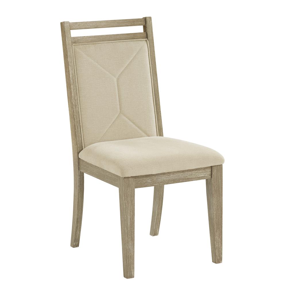 Upholstered Dining Chairs, Set of 2, Weathered Taupe. Picture 2
