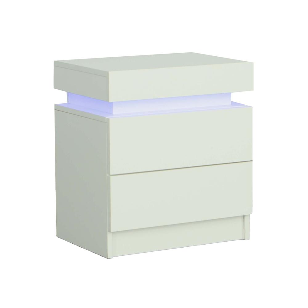 Nightstand W/Led Light. Picture 7