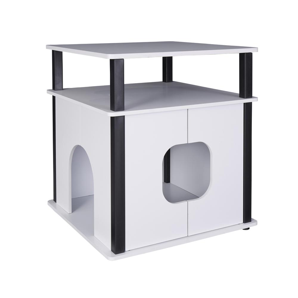 Pet Bedside Table - White. Picture 1