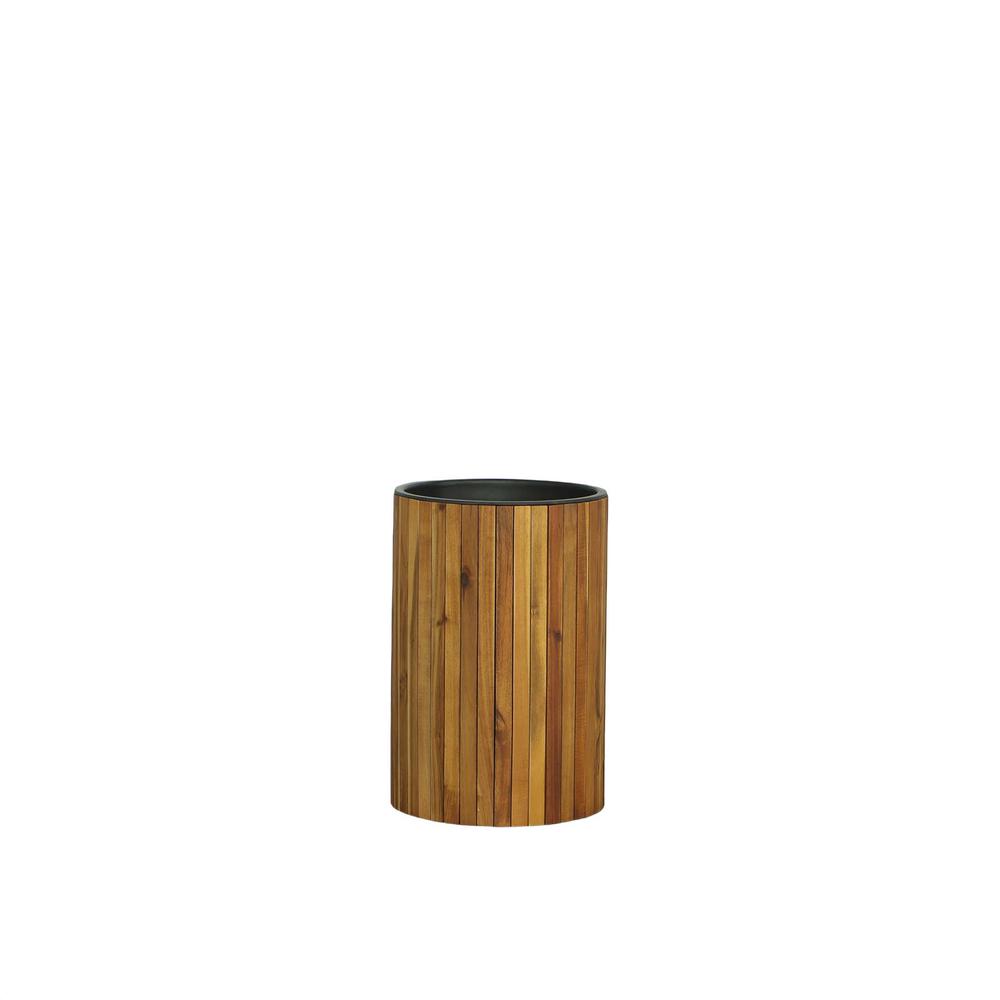 Round Planter, Natural. Picture 1