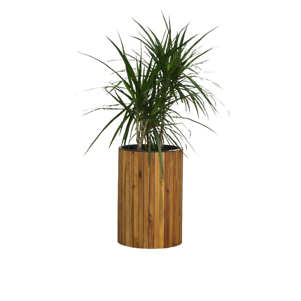 Round Planter, Natural. Picture 2