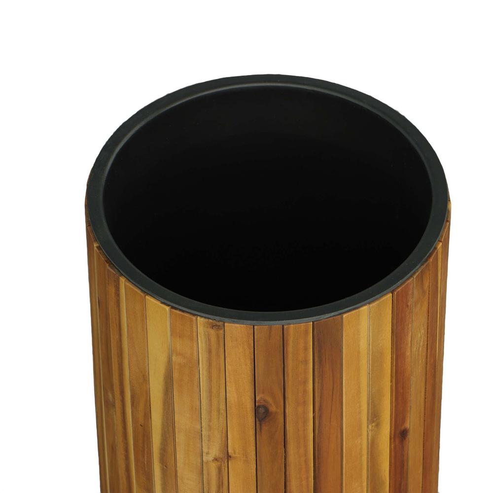 Round Planter, Natural. Picture 3