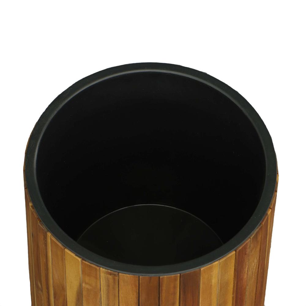 Round Planter, Natural. Picture 4