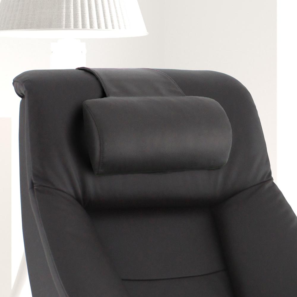 Relax-R™ Montreal Recliner and Ottoman in Espresso Top Grain Leather. Picture 2