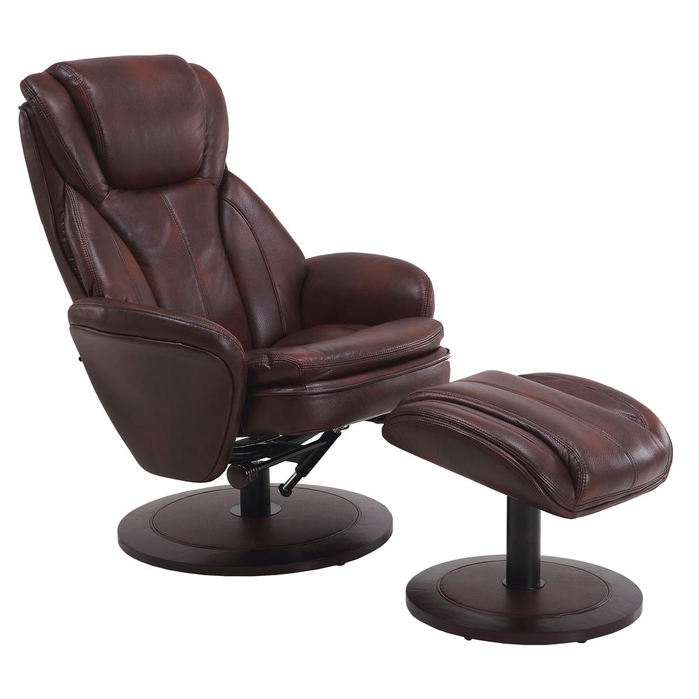 Relax-R™ Nova Recliner Whisky Air Leather. Picture 1