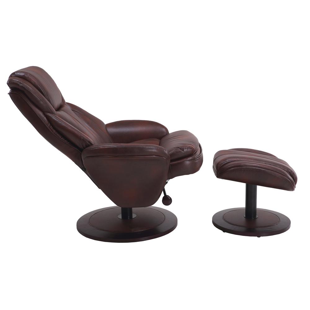 Relax-R™ Nova Recliner Whisky Air Leather. Picture 3