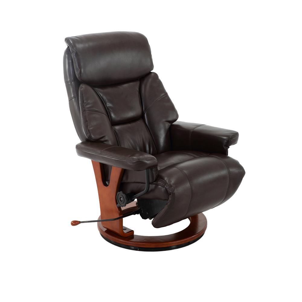 Relax-R™ Bishop Recliner Angus Air Leather. Picture 1