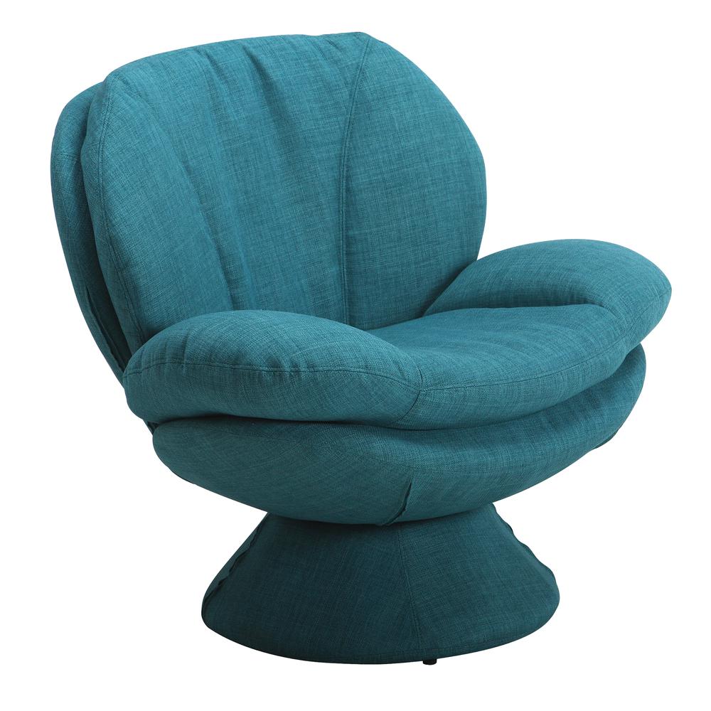 Relax-R™ Port Leisure Accent Chair in Turquoise Fabric. Picture 1
