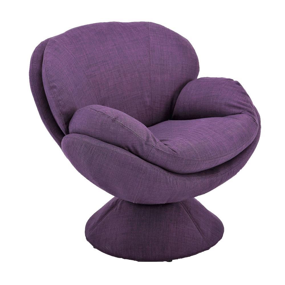 Relax-R™ Port Leisure Accent Chair in Purple Fabric. Picture 1