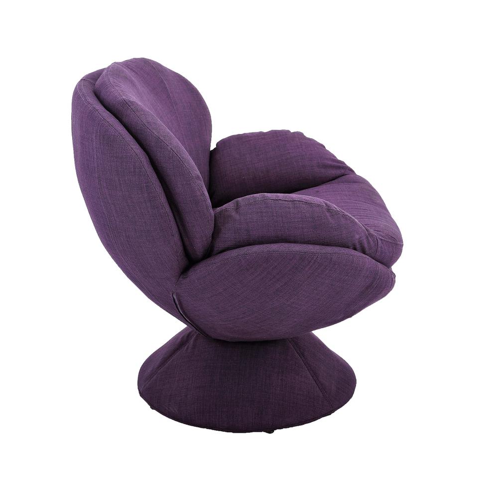 Relax-R™ Port Leisure Accent Chair in Purple Fabric. Picture 2