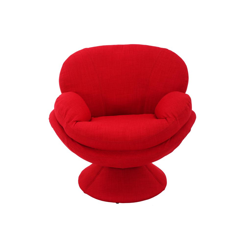 Relax-R™ Port Leisure Accent Chair in Red Fabric. Picture 3