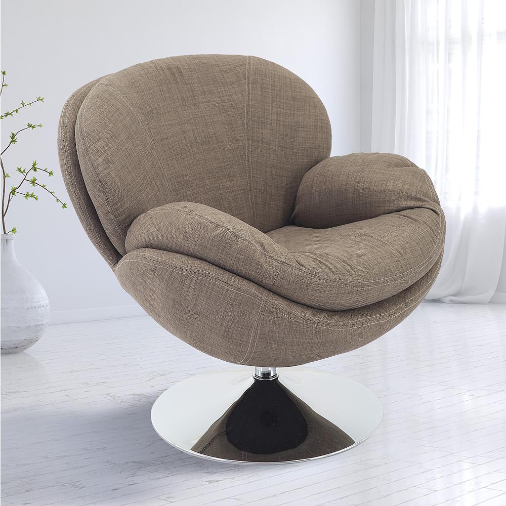 Relax-R™ Strand Leisure Accent Chair in Khaki Fabric. Picture 2