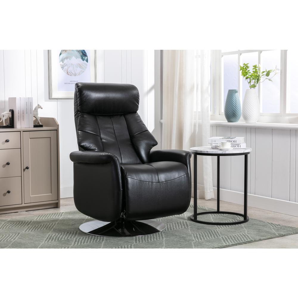 Relax-R™ Orleans Recliner in Black Air Leather. Picture 8