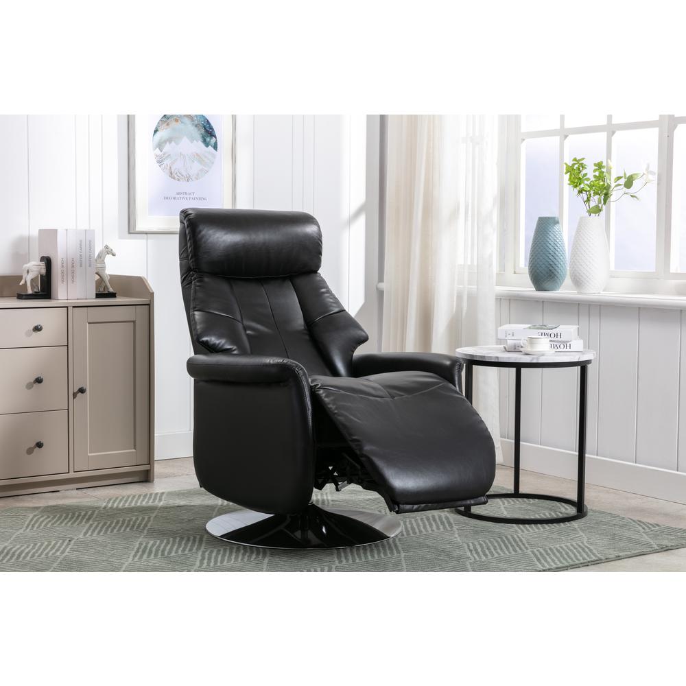 Relax-R™ Orleans Recliner in Black Air Leather. Picture 9