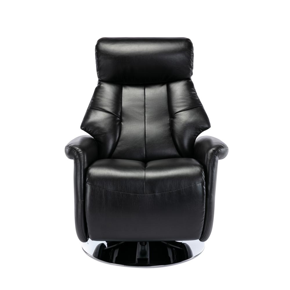 Relax-R™ Orleans Recliner in Black Air Leather. Picture 3