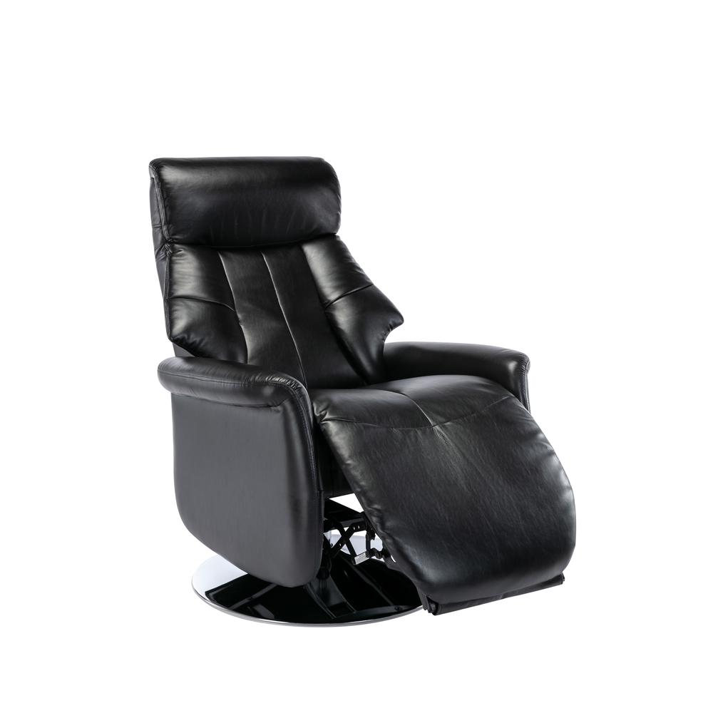 Relax-R™ Orleans Recliner in Black Air Leather. Picture 4