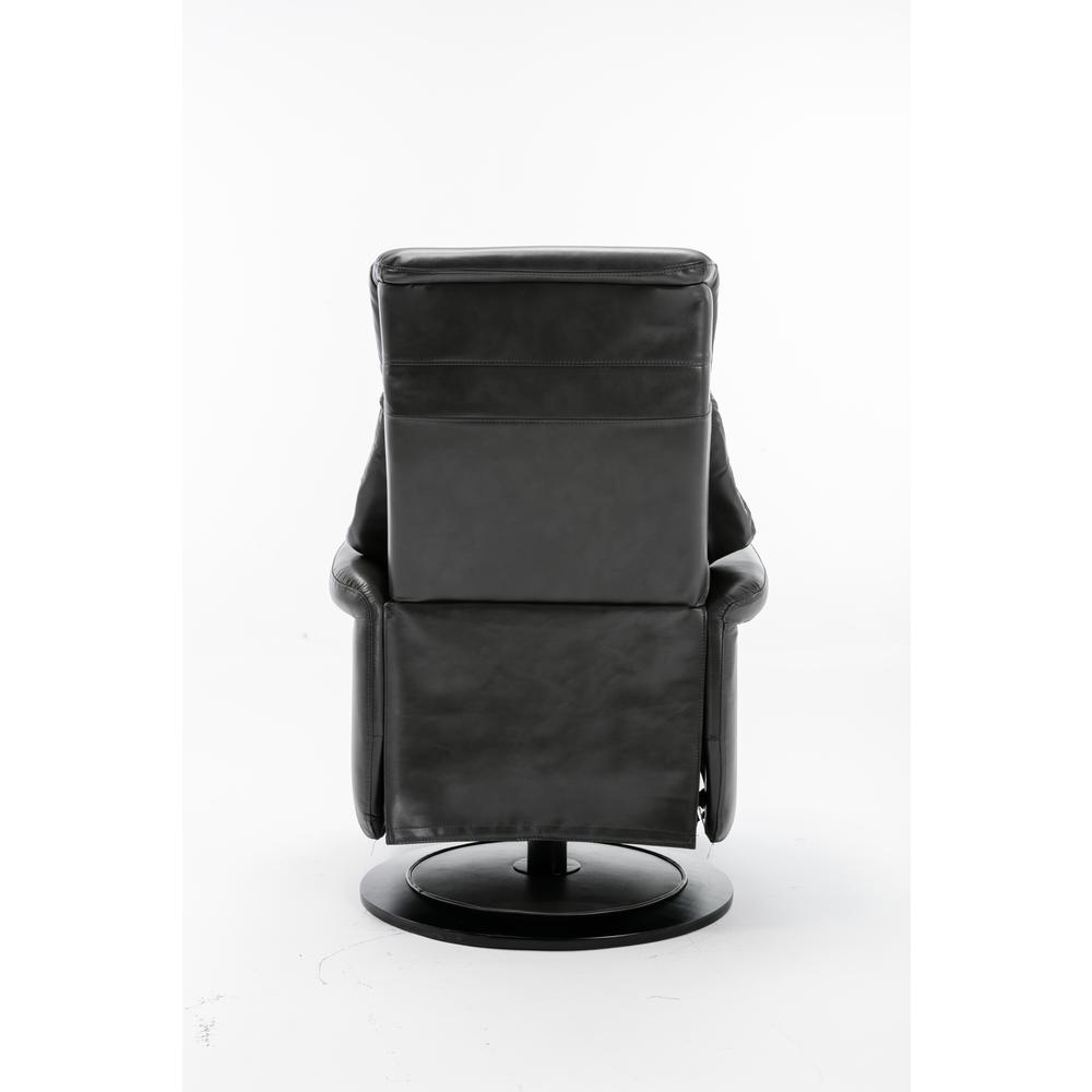 Relax-R™ Orleans Recliner in Charcoal Air Leather. Picture 3
