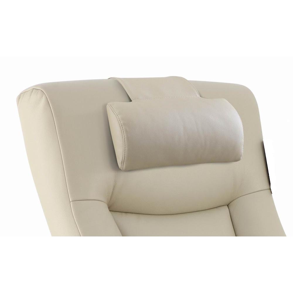 Relax-R™ Cervical Pillow in Beige Air Leather. The main picture.