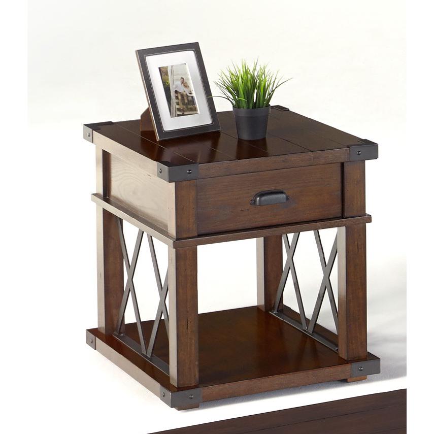 Rectangular End Table. Picture 1