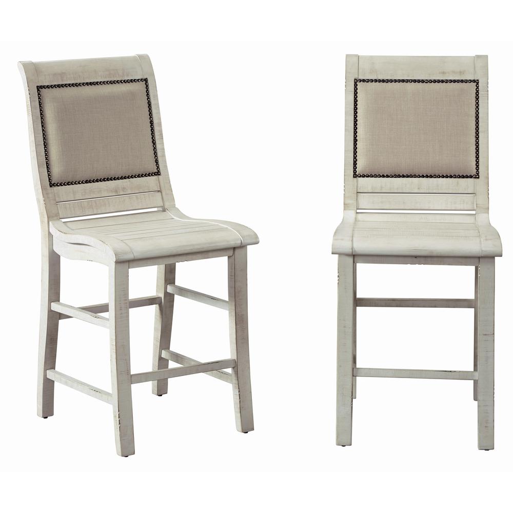 Counter Upholstered Chair, Set of 2. Picture 1