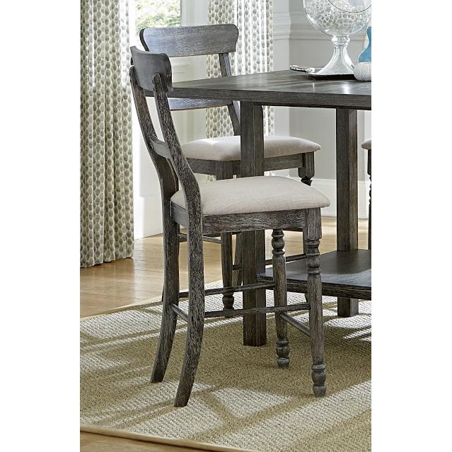 Ladder-back Counter Chair, Set of 2. Picture 1