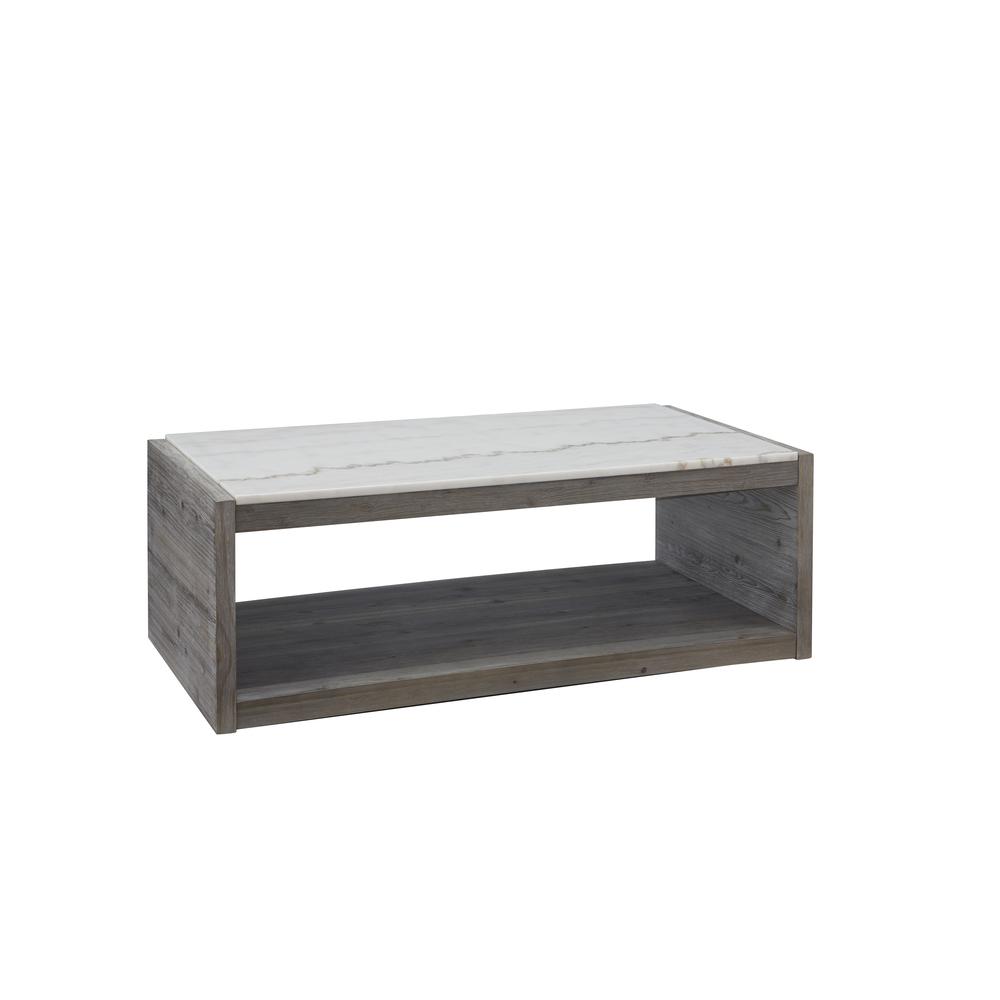 Marble Top Cocktail Table, Moonlit Gray. Picture 1
