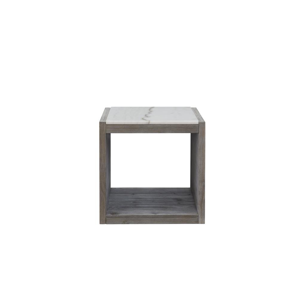 Marble Top End Table, Moonlit Gray. Picture 2
